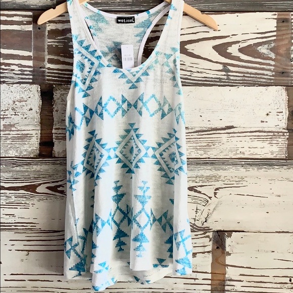 Wet Seal Tops - NWT Wet Seal tribal print racerback tank